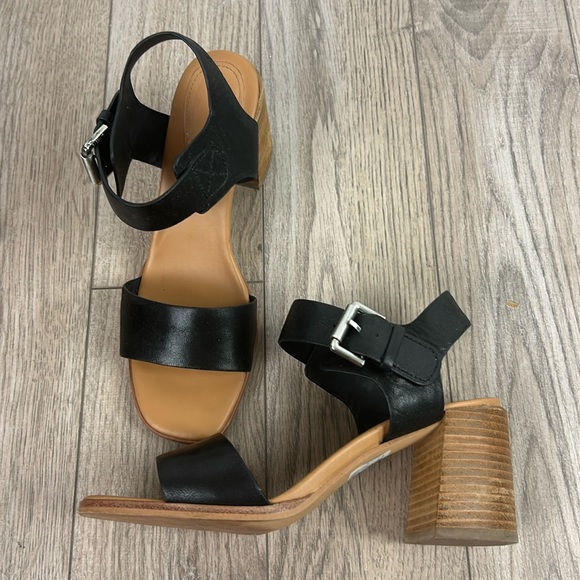 Clarks Shoes - Clarks Block Heel Sandal Clarks Ladies Landra 70 Strap 7.5